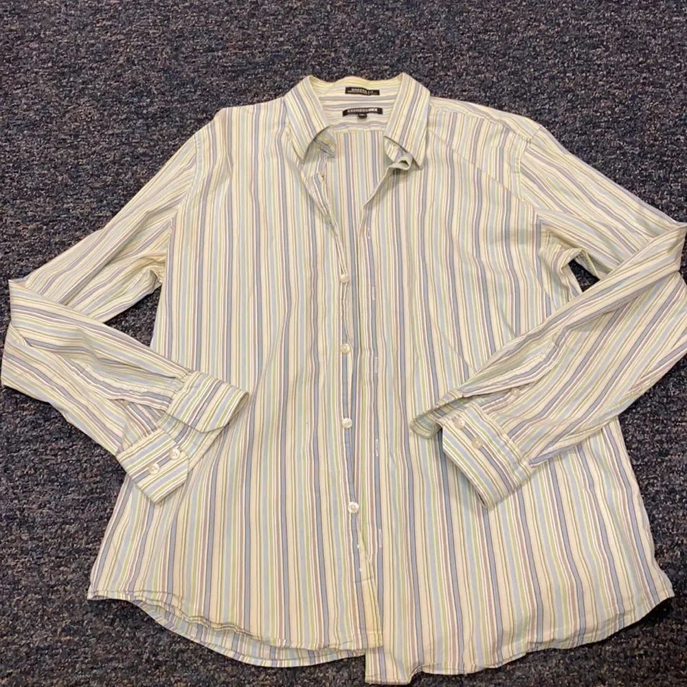 Express Stripped Button Down Shirt sz. XL